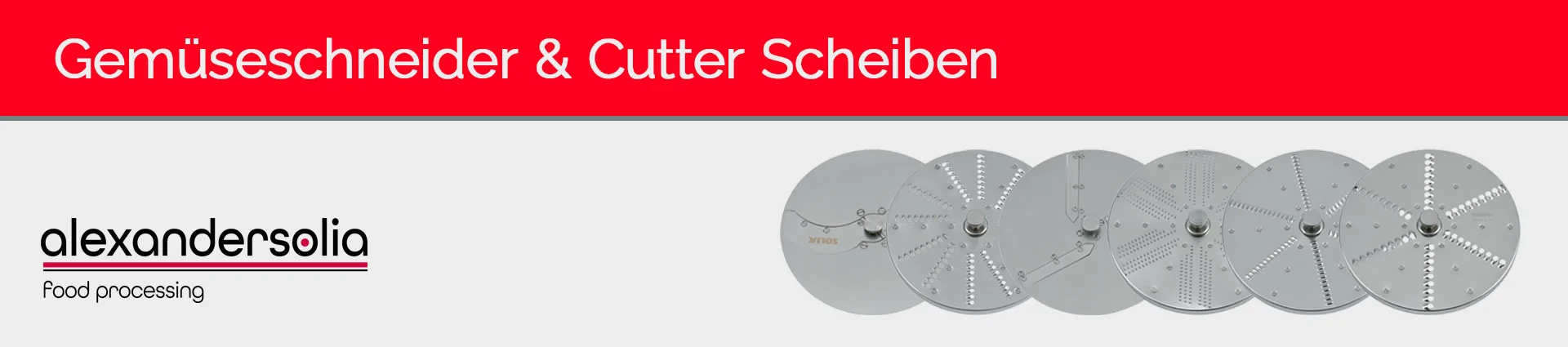 AlexanderSolia Gem&uuml;seschneider & Cutter Scheiben Banner