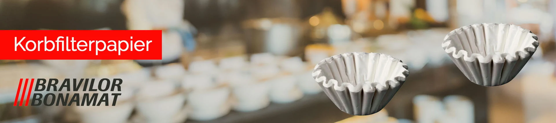 Bonamat Korbfilterpapier Banner