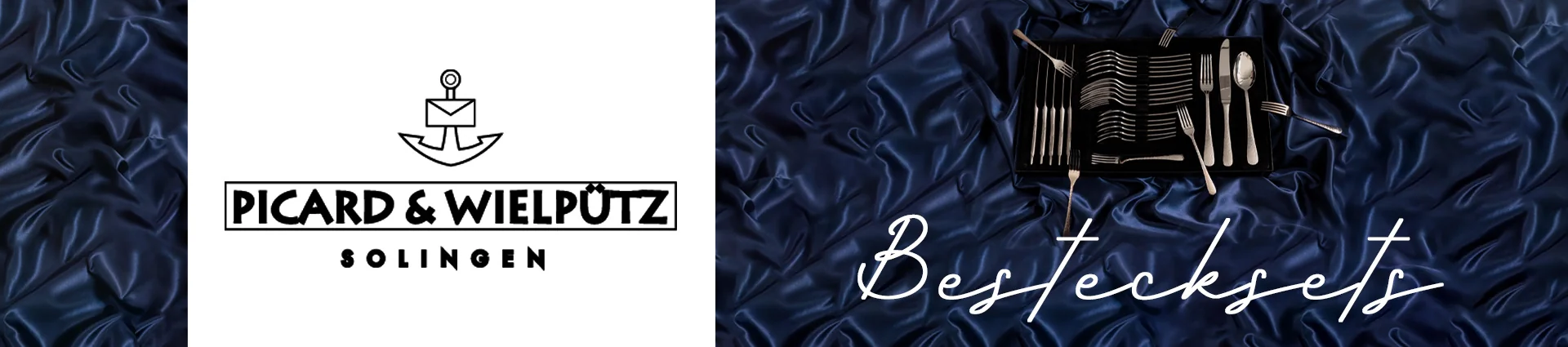 Picard und Wielp&uuml;tz Bestecksets Banner