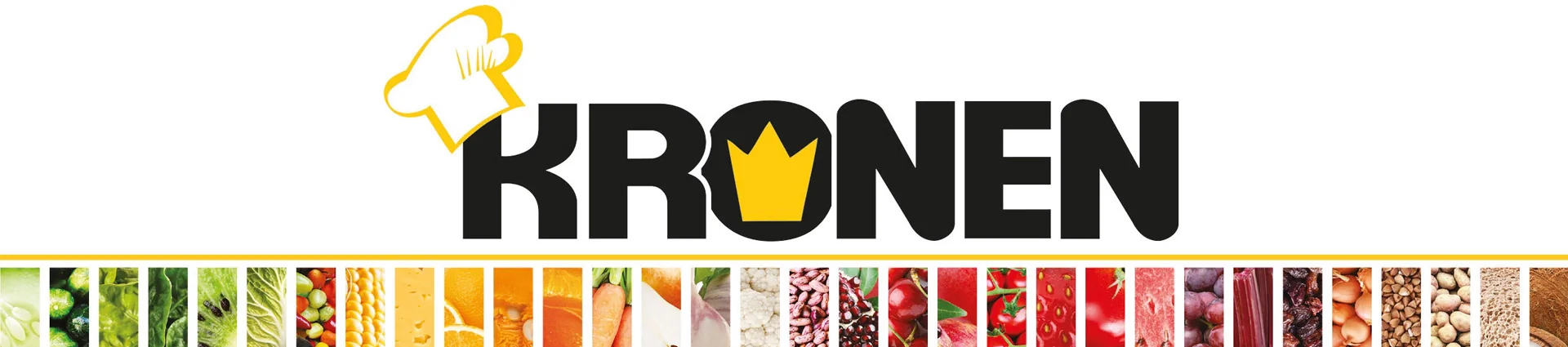 Kronen Küchengeräte Banner mit Logo