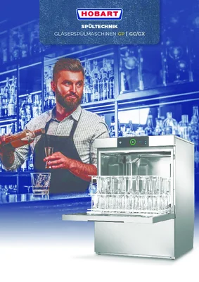 Hobart Gläserspülmaschinen GP & GC/GX Prospekt