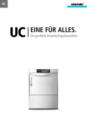 Winterhalter UC Spülmaschinen Prospekt
