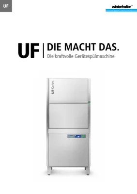 Winterhalter UF Spülmaschinen Prospekt