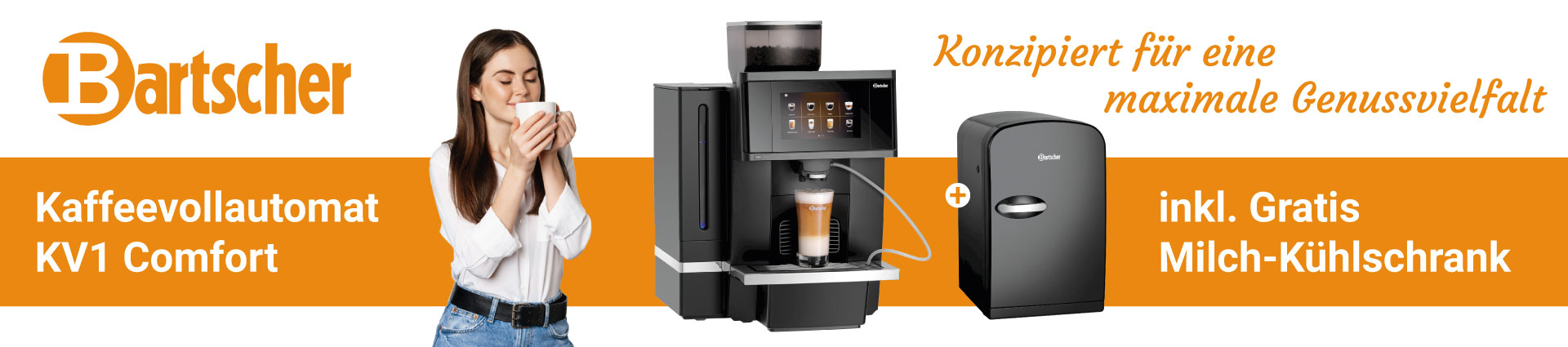 Kaffeevollautomat KV1 Comfort inkl. Milch-Kühlschrank