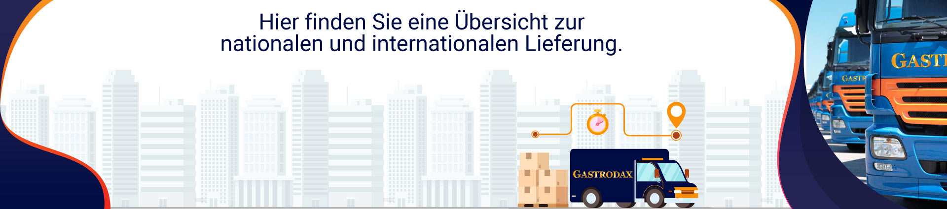 Lieferung Banner