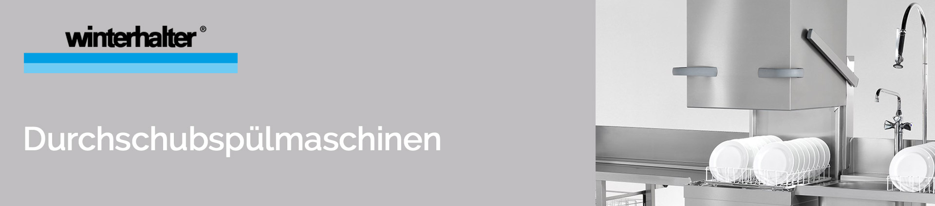 Winterhalter Durchschubspülmaschinen Banner