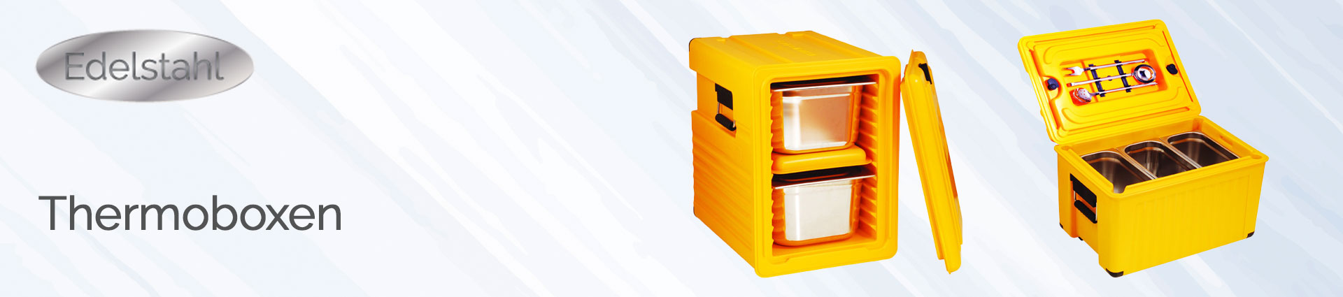 Edelstahl Thermoboxen Banner