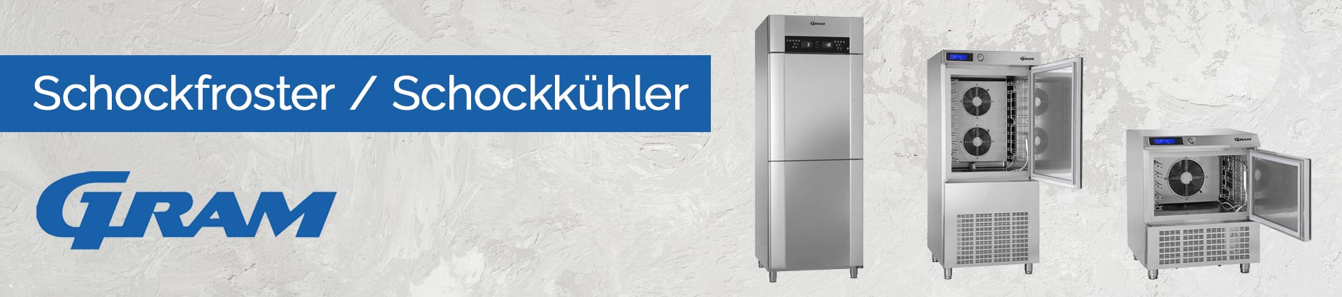 GRAM Schockfroster/Schockkühler Banner