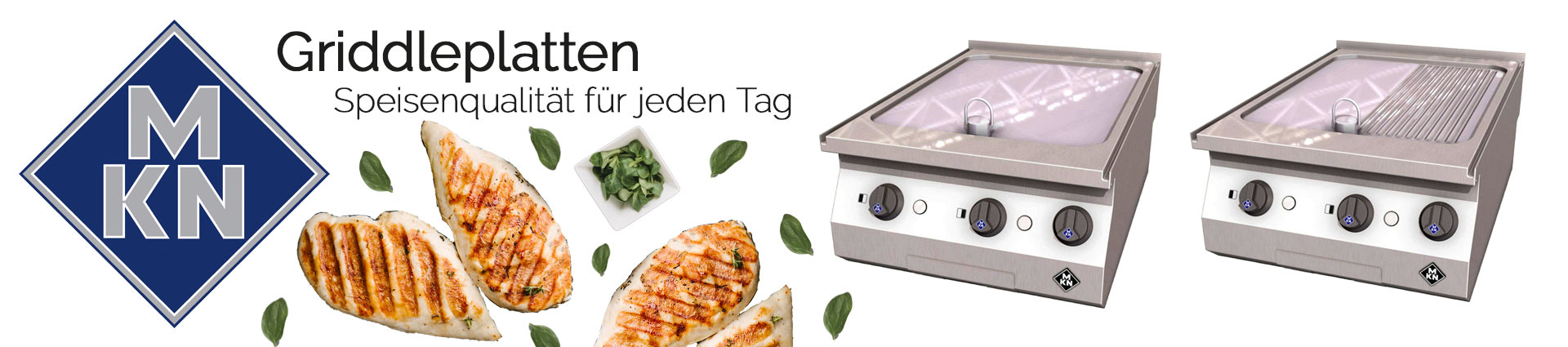 MKN Banner Griddleplatten