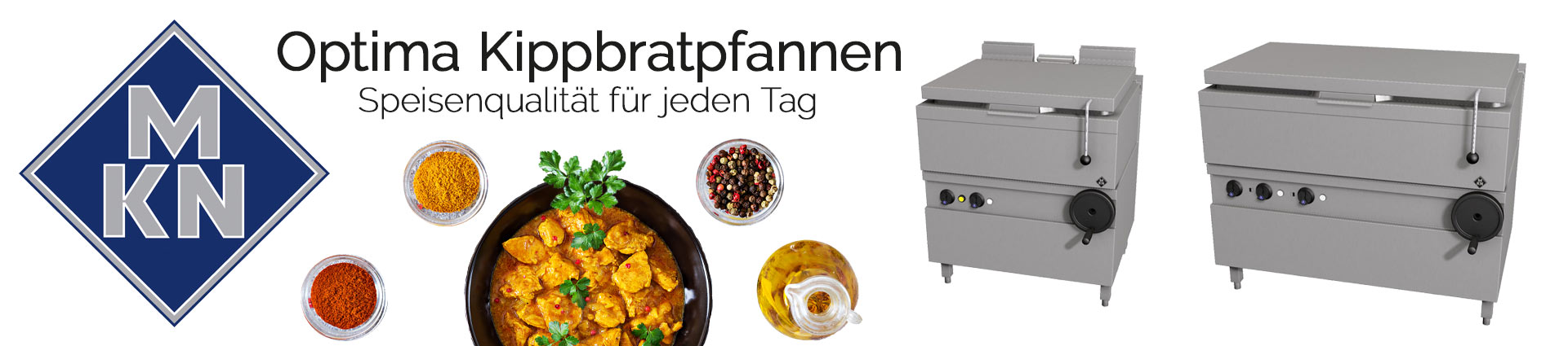 MKN Banner Optima Kippbratpfannen