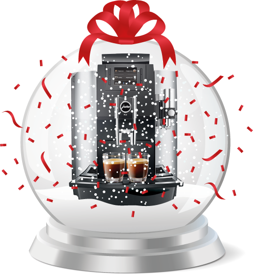 Weihnachtskugel mit Kaffeemaschine Weihnachtskugel