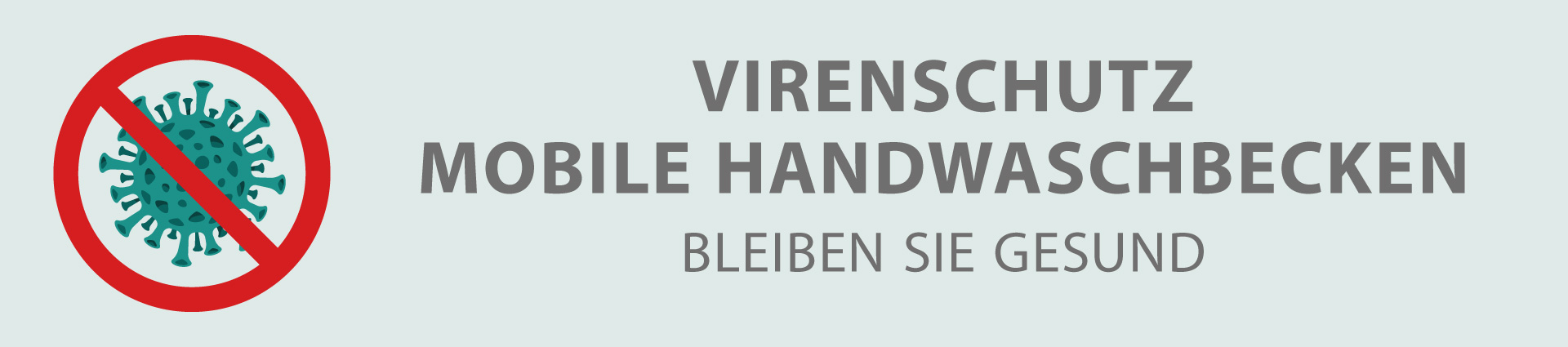 Mobile Handwaschbecken Banner