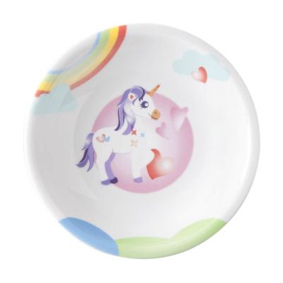 Suppenteller rund 20 cm Compact Einhorn von Seltmann Weiden