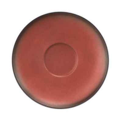 Untertasse 1164, ziegelrot