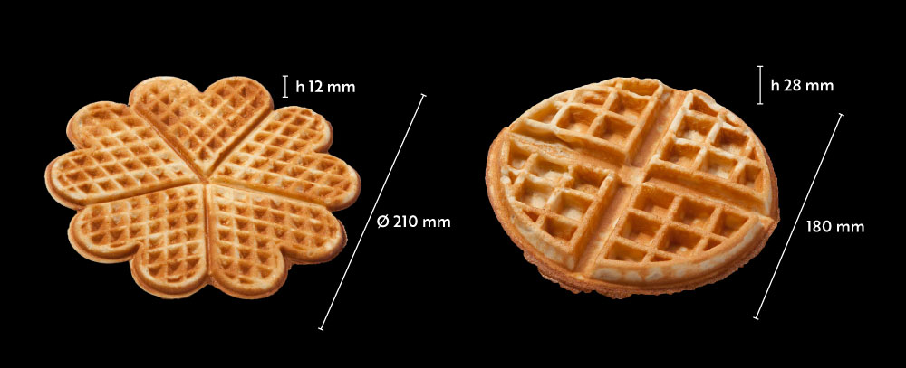 Waffeltypen